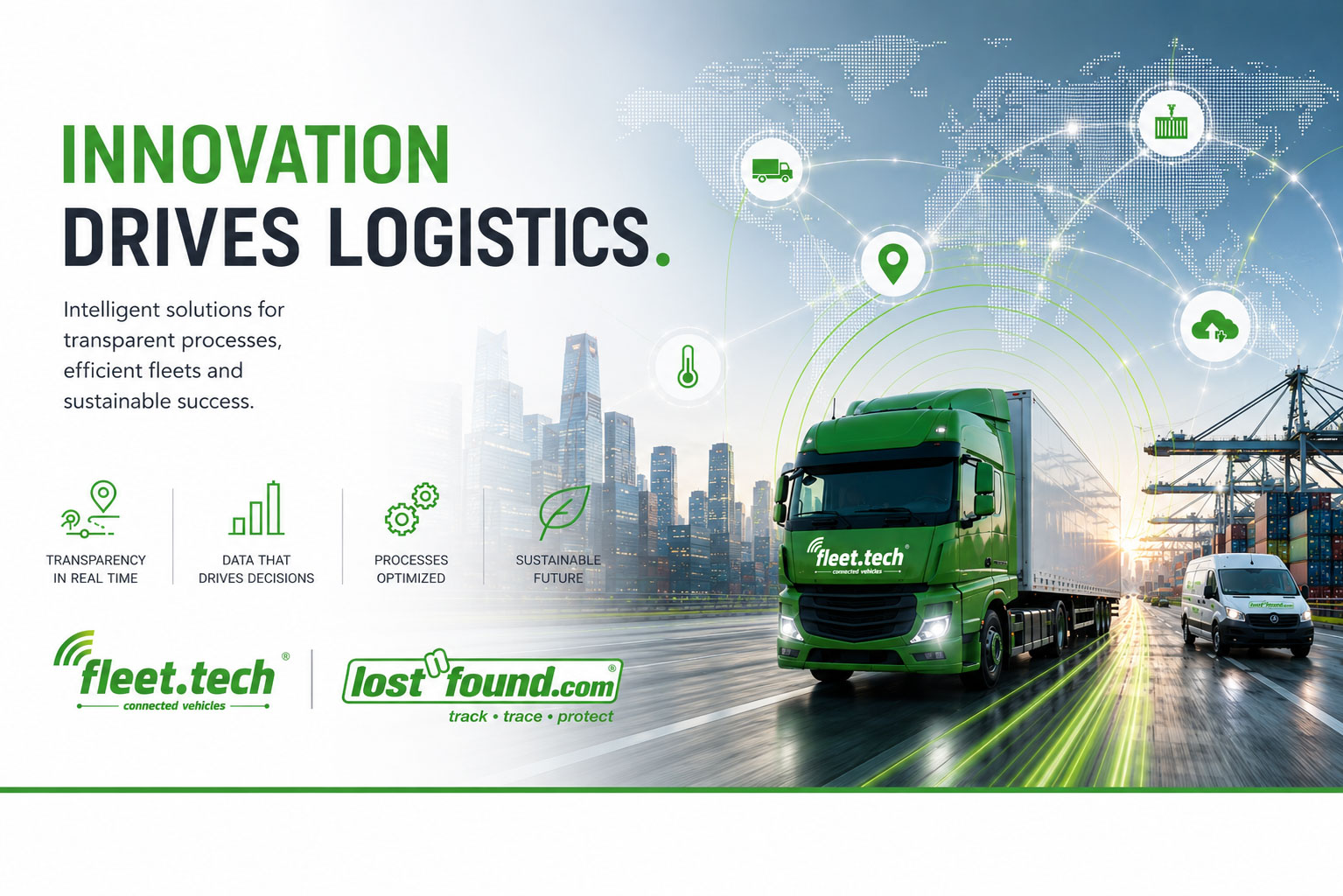 Intelligent solutions for transparent processes, efficient fleets and sustainable success.
